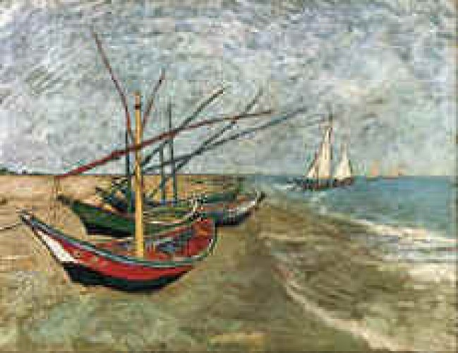 van Gogh Barche sulla spiggia