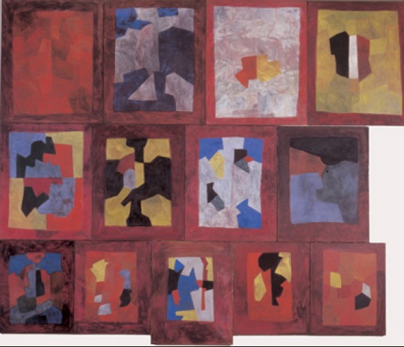 Poliakoff Serge - Composition murale,-1965