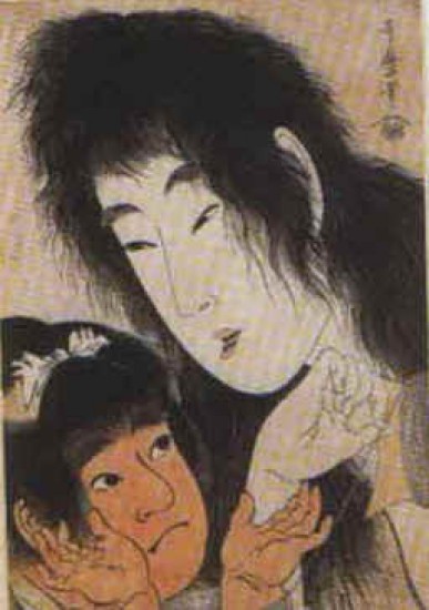 Kitagawa Utamaro   Yamabua e Kintaro 