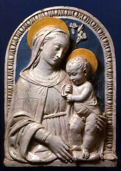 Benedetto Buglioni, Madonna con  bambino, 