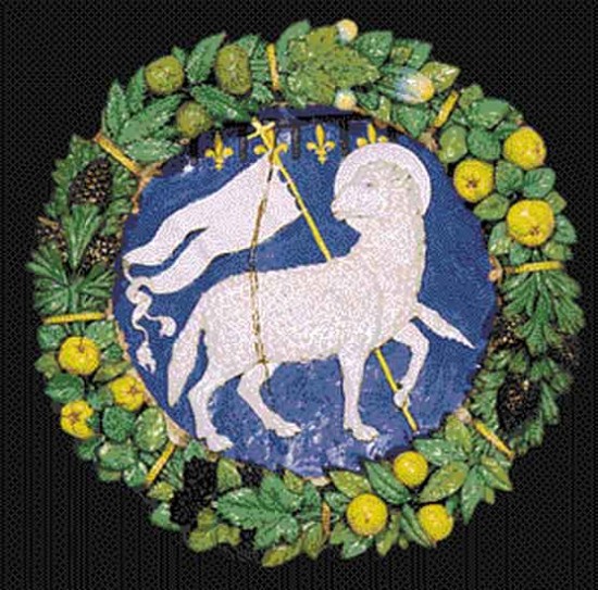 Bottega di Andrea Della Robbia, Agnus Dei