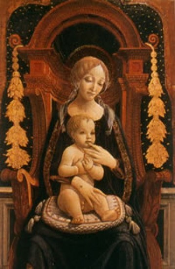 Baldassarre di Biagio, Madonna in trono col Bambino 