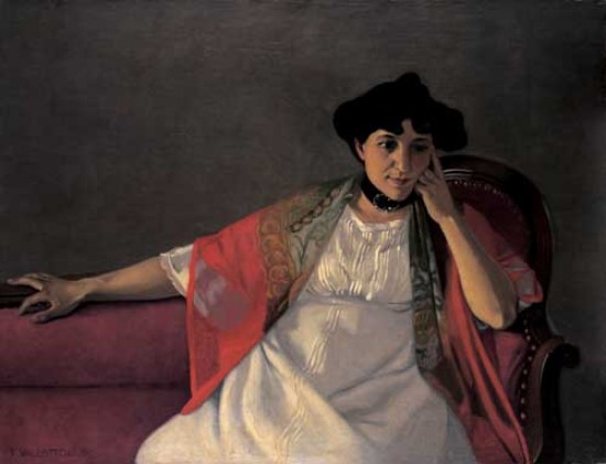 Félix Valotton   Portrait de Mme Valotton