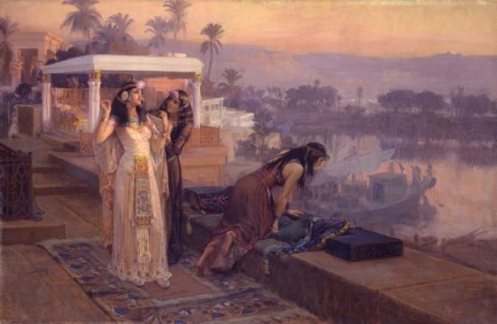 Frederick Arthur Bridgman  Cléopâtre sur les terrasses de Philae, 1896