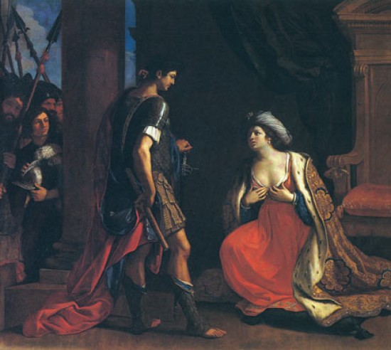 Francesco Barbieri, dit Il Guercino Cloptre devant Octave Auguste,