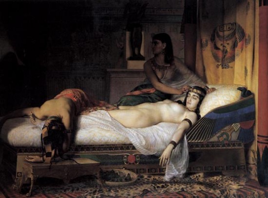 Jean André Rixens  La Mort de Cléopâtre, 1874 