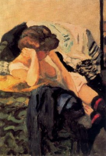 Bonnard Pierre La giarrettiera rossa