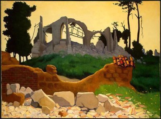 Vallotton Felix   The Church of Souain