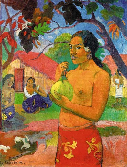 Gauguin  Paul Woman Holding a Fruit