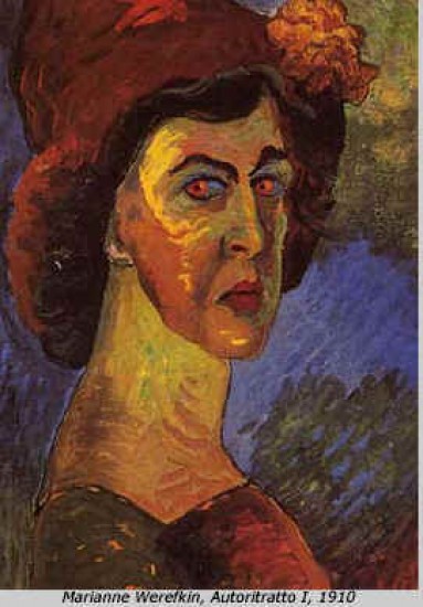 Werefkin Marianne  autoritratto