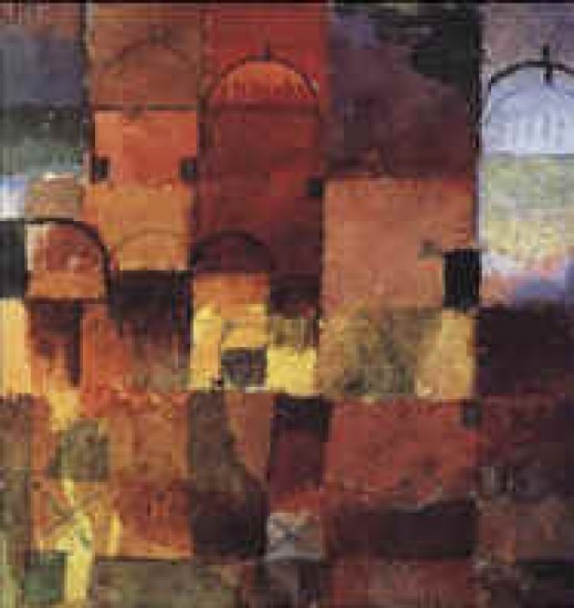 Klee Paul  Cupole bianche e rosse  