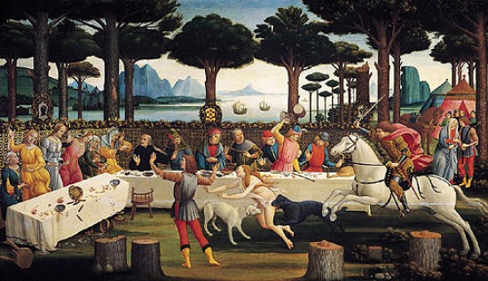 Botticelli e Bartolomeo di Giovanni  Banchetto