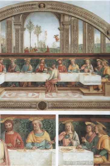 Piero Vannucci detto il Perugino,Ultima Cena,  