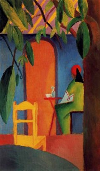 Macke August  Caf turco II,