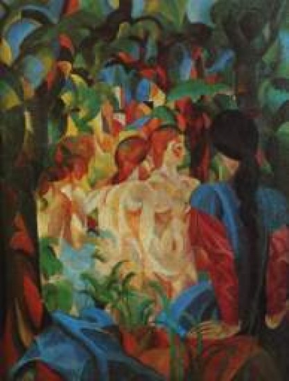 Macke August Ragazze al bagno