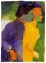 Nolde Emile Coppia Violetto-gialloWatercolour 