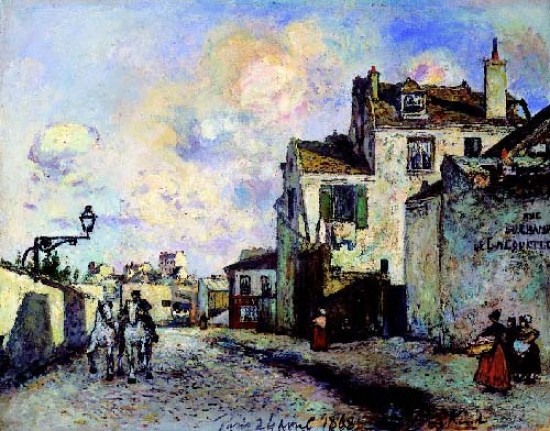 Jongkind Berthold Rue du Champ de l'Alouette, Paris 