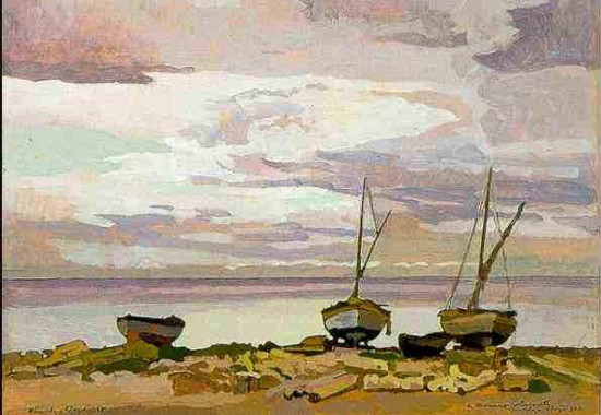 Llewelyn Lloyd   Barche sulla spiaggia