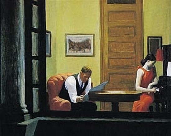 Hopper Edward   Una stanza a New York