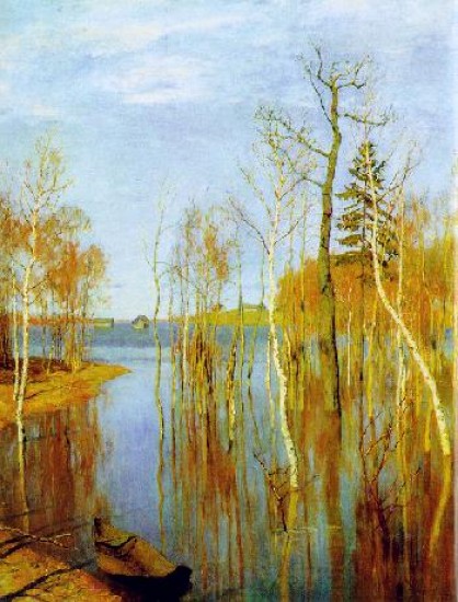 Levitan Spring flood.