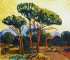 Derain:      l Estaque,tre alberi 