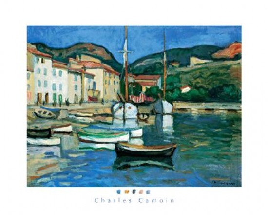 Camoin Charles Le Port de Cassis a la Barque Noire