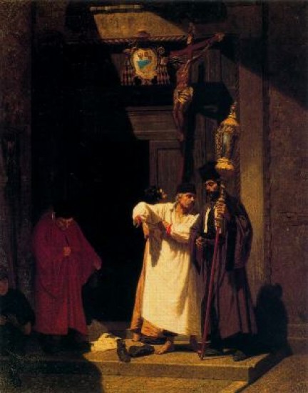 Zandomeneghi Federico Prima della Processione