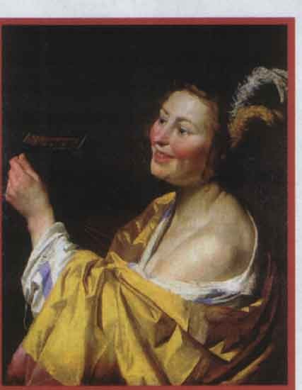 Honthorst Gerrit La musicista