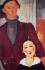 Modigliani Amedeo  Jacques Lipchitz e sua moglie
