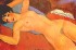 Modigliani Amedeo Nudo addormentato con le braccia aperte