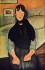 Modigliani Amedeo Una giovane donna  vestita di scuro seduta