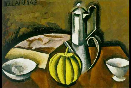 La Frasnaye de Roger  caffettiera e melone