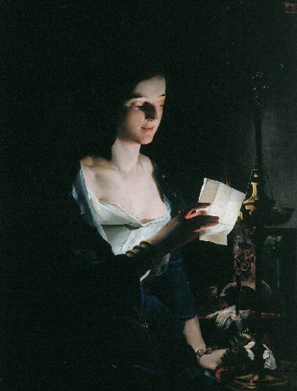 Michelangelo Pittatore, Donna che legge una lettera