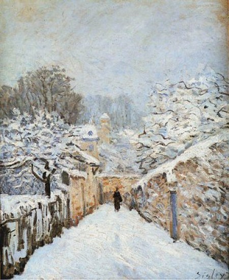 Sisley  Neve a Louveciennes, 