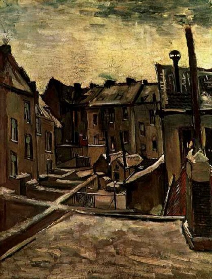 Van Gogh Antwerp in snow 