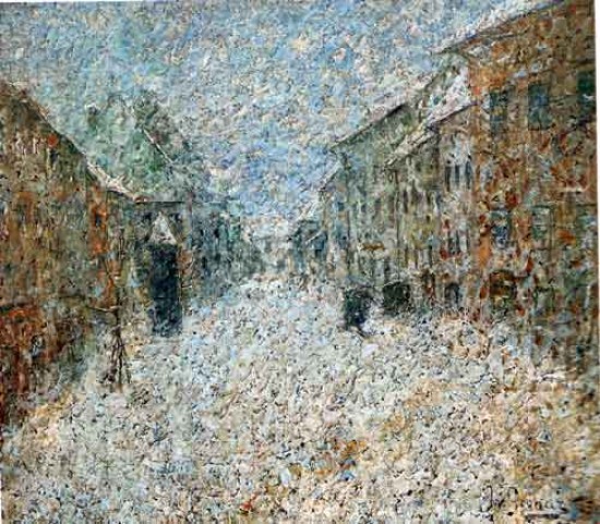 Ivan  Grohar Skofia Laka sotto la neve,