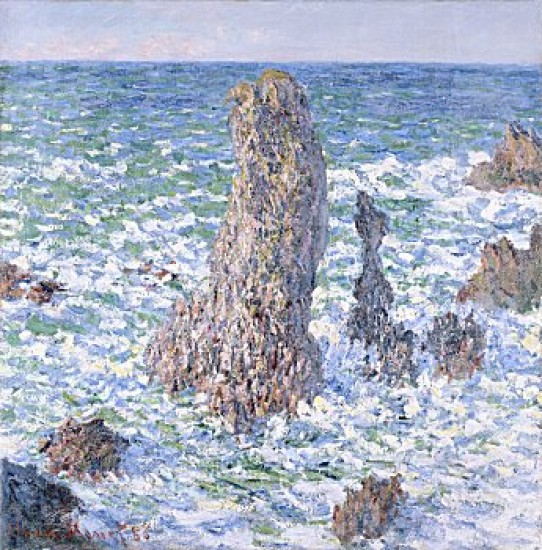 MONET Claude  Rocce a Belle-Ile