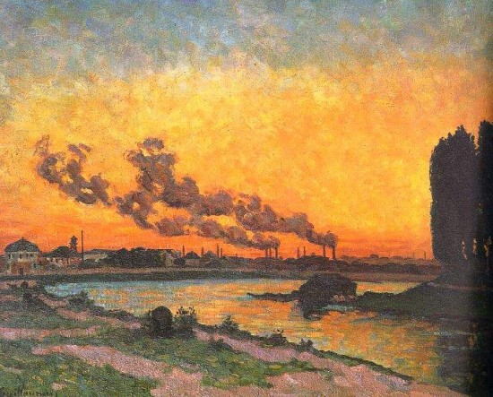 Guillaumin  Armand Nascita del sole ad Ivry