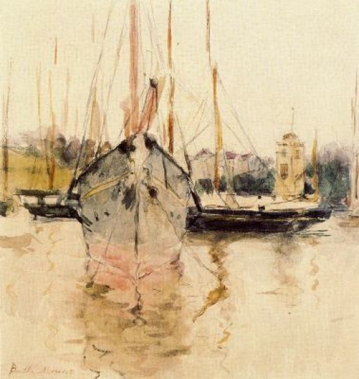 Morisot Berthe  In barca  a  Midina