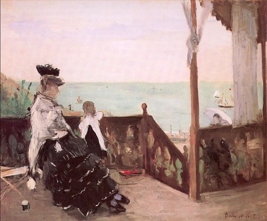 Morisot Berthe   In a Villa at the Seaside 