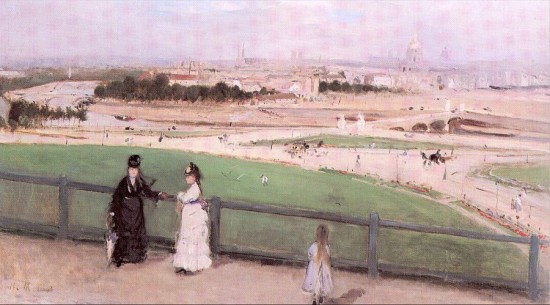 Morisot Berthe Vista di Parigi dal Trocadero