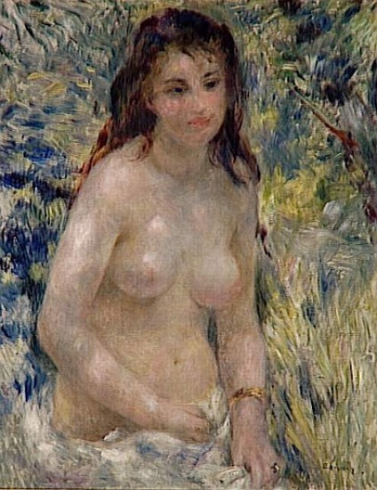 RENOIR Pierre Auguste ETUDE : TORSE, EFFET DE SOLEIL 