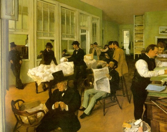 Edgar Degas  L'ufficio dei Musson
