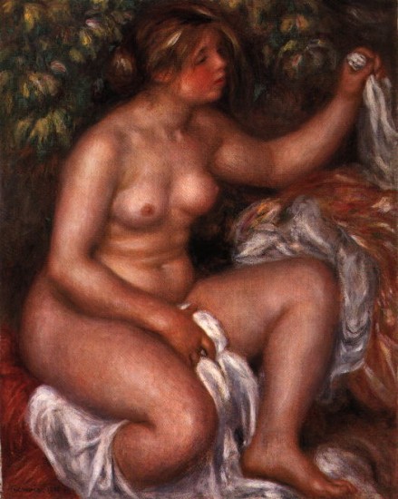 Renoir Pierre Auguste  prima del  bagno 1910