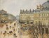 Camille Pissarro Place du Thtre Franais, Paris: Rain   