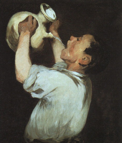 Manet Edouard  Giovane che  beve
