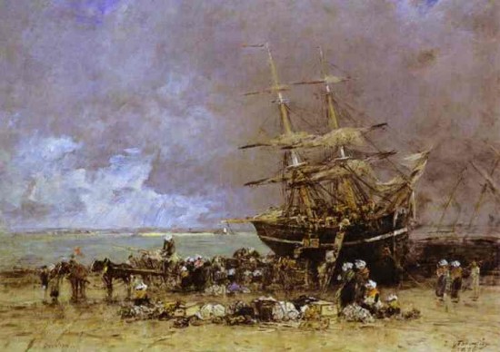 Boudin  eugene Ritorno dalla nuova terra