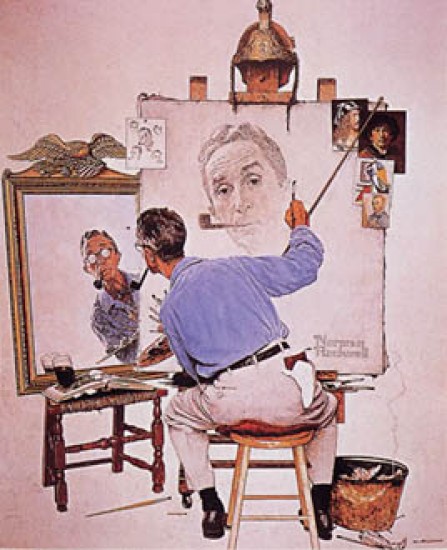 Rockwell, Norman Triplo autoritratto1960