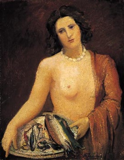 A. Funi, Pescivendola (La figlia del pescatore), 1927