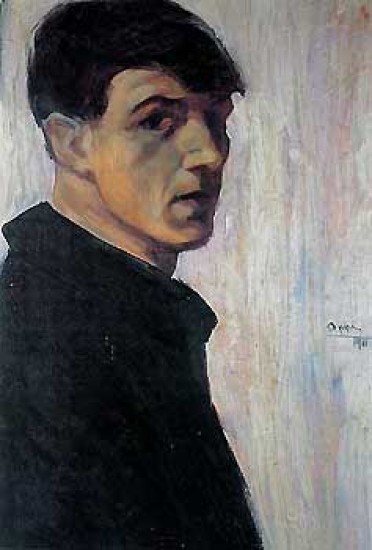 U. Oppi, Autoritratto, 1911